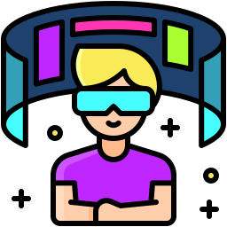 Virtual reality icon