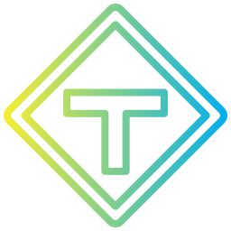 T junction icon