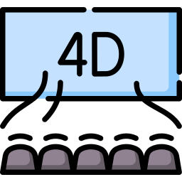 théâtre 4d Icône