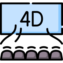 4d theater icoon