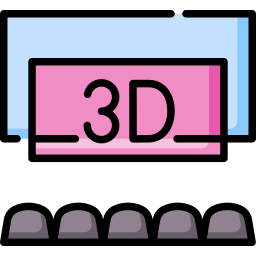 teatro 3d icono