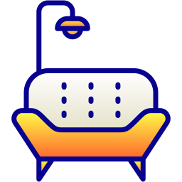 Sofa bed icon