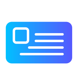 Personal card icon