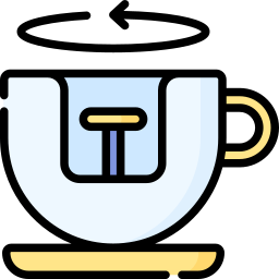 Tea cup ride icon