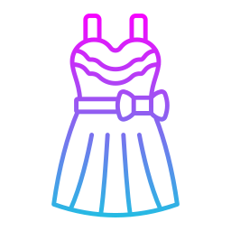 Wedding dress icon