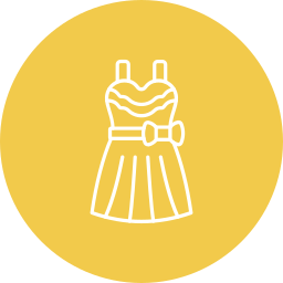 Wedding dress icon