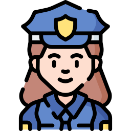 oficial de policía icono