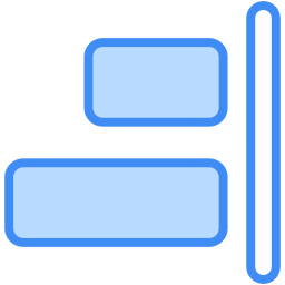 오른쪽 정렬 icon