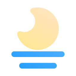 Восход луны иконка