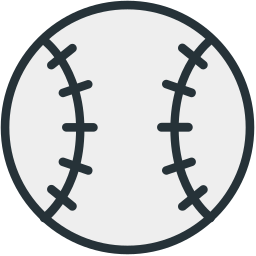 Baseball ball icon