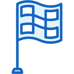 Racing flag icon