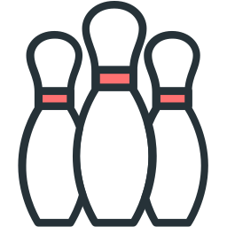 Bowling pin icon