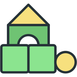 Toy block icon