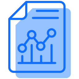 rapport graphique Icône