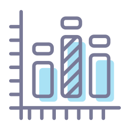 rapport graphique Icône