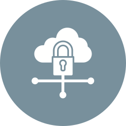Cloud lock icon