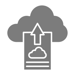 Cloud upload icon