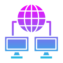 Computer networking icon