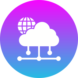 Cloud network icon