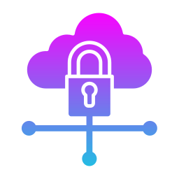 Cloud lock icon