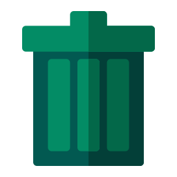 Rubbish bin icon