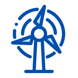 Wind energy icon