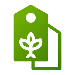 Eco tag icon