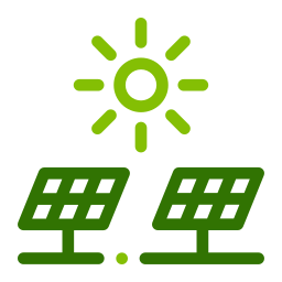 Énergie solaire Icône