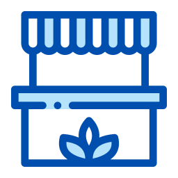 marché écologique Icône