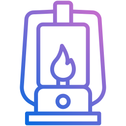 Fire lamp icon