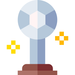 Football trophy icon