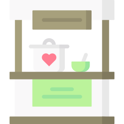 Food stall icon