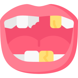 dentes ruins Ícone