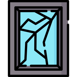 finestra rotta icona