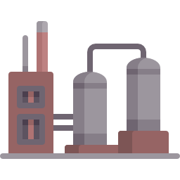refinería icono