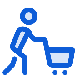 Push cart icon