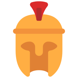 romeinse helm icoon