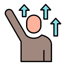 Hand up icon