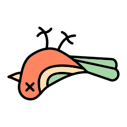 Dead bird icon