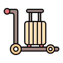 wózek lotniskowy ikona