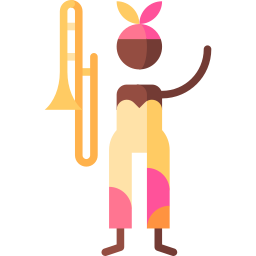 jazz muzikant icoon