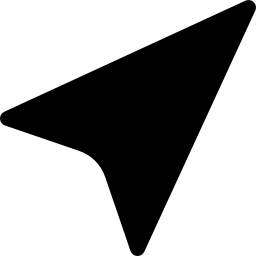flecha gps icono