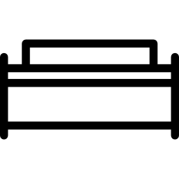 duże łóżko ikona