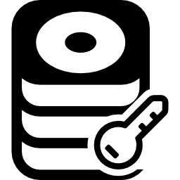 clave de base de datos icono