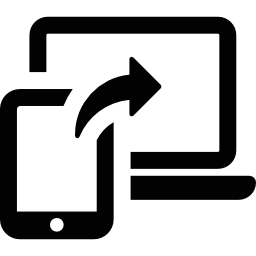 smartphone e computer portatile icona
