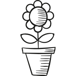 Pot with Flower icon