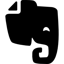 grand logo evernote Icône