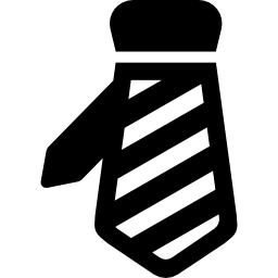 Короткий галстук иконка