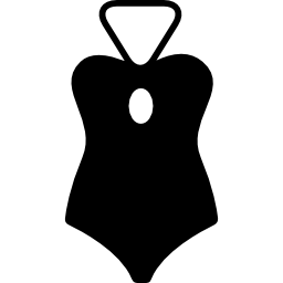 traje de baño de las mujeres icono