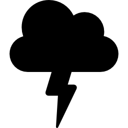 Cloud with Thunder icon